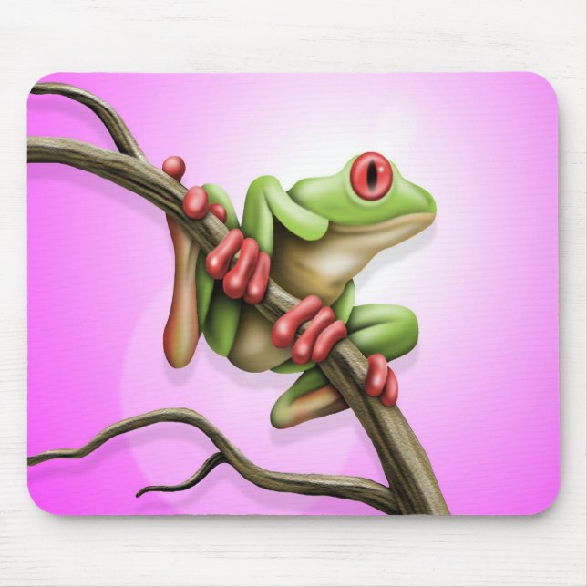 Tree Frog Mouse Pad (Front)