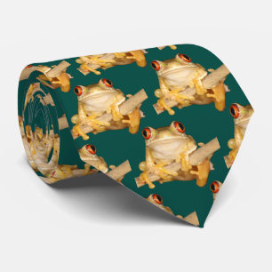 Tree Frog Neck Tie
