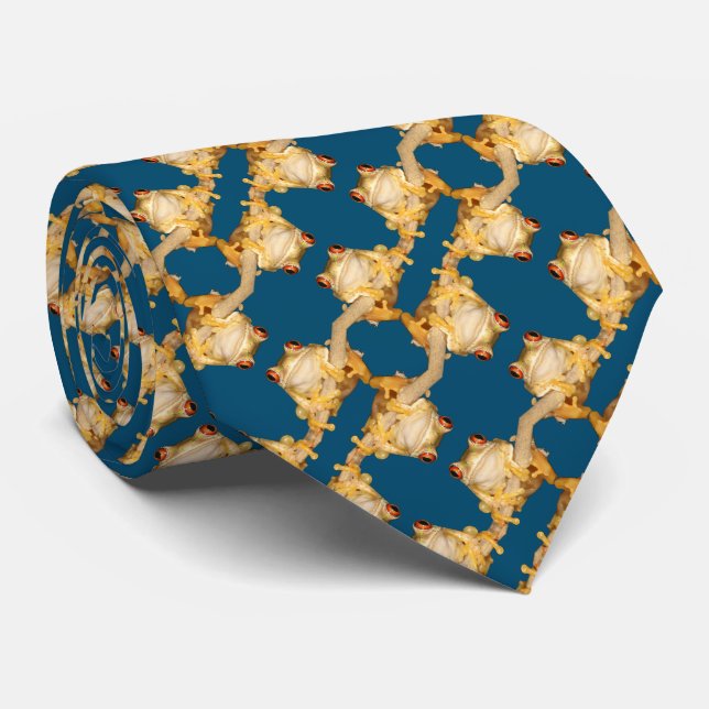 Tree Frog Neck Tie (Rolled)