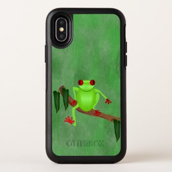 Tree Frog Otterbox Symmetry Phone Case by ellejai at Zazzle