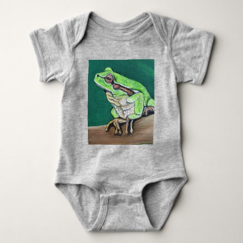 Tree Frog Painting Baby Bodysuit