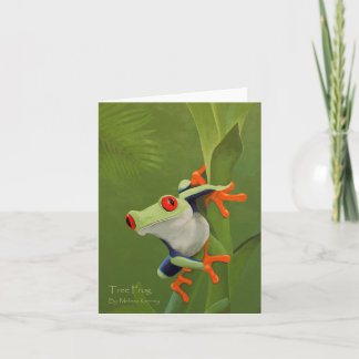 Tree Frog Painting Note Card