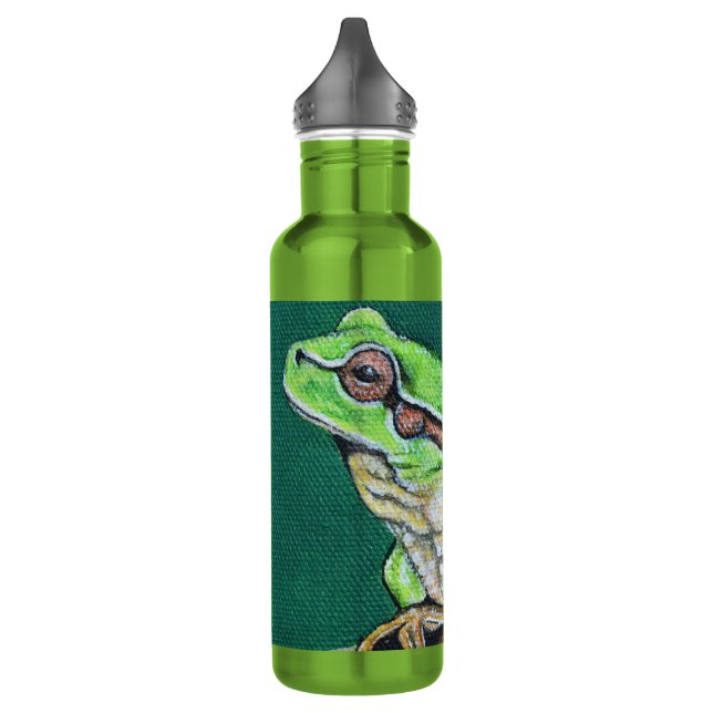 Tree Frog Painting Stainless Steel Water Bottle (Left)