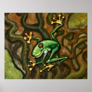 Tree Frog Poster