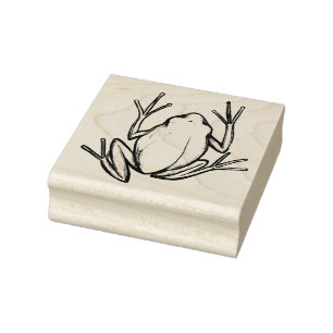Tree Frog Rubber Stamp