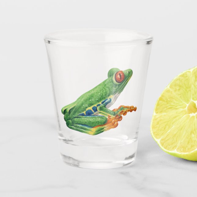 Tree frog shot glass (Front)