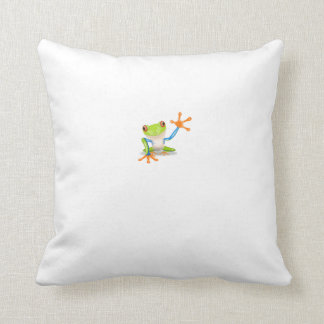 Tree Frog Throw Pillow