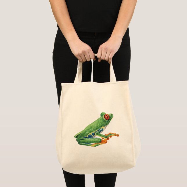 Tree frog tote bag (Front (Product))