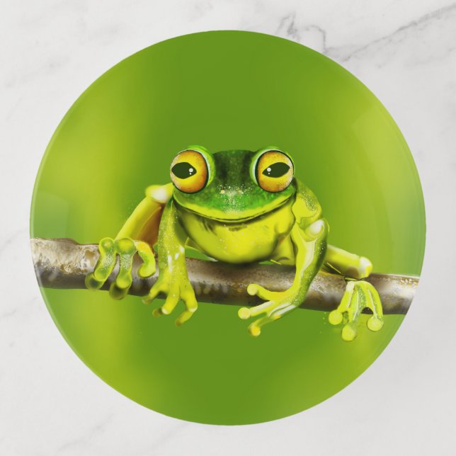 Tree Frog  Trinket Tray (Front)
