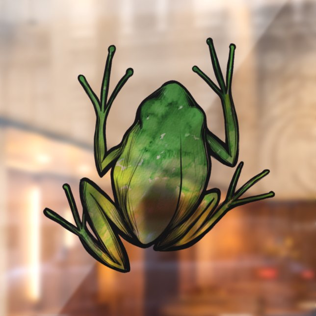Tree Frog                                          Window Cling (Sheet 2)