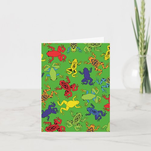 Tree Frogs Cute Kids Stationary Cards