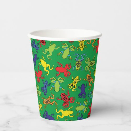 Tree Frogs Kids Birthday Cute Paper Cups