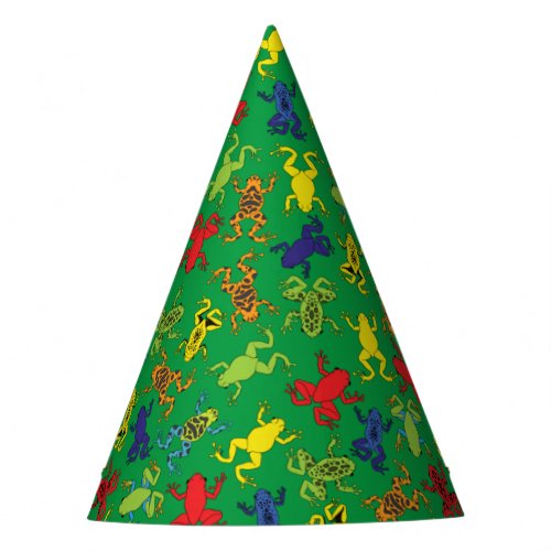 Tree Frogs Kids Birthday Cute Party Hat