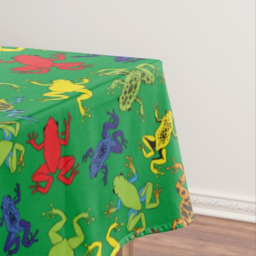 Tree Frogs Kids Birthday Cute Tablecloth