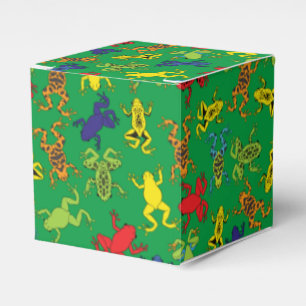 Tree Frogs Kids Birthday Favor Boxes
