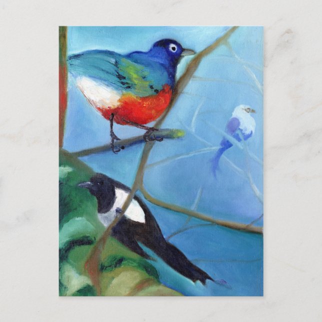 Tree Full of Birds 2012 Postcard (Front)