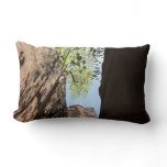 Tree Growing Between Rocks at Zion National Park Lumbar Pillow