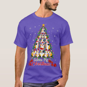 Tree Guinea Pig Christmas Guinea Pig Christmas T-Shirt