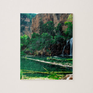 Tree Hanging Lake Glenwood Canyon Colorado Jigsaw Puzzle