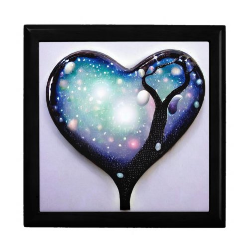 Tree Heart  Pearls Gift Box