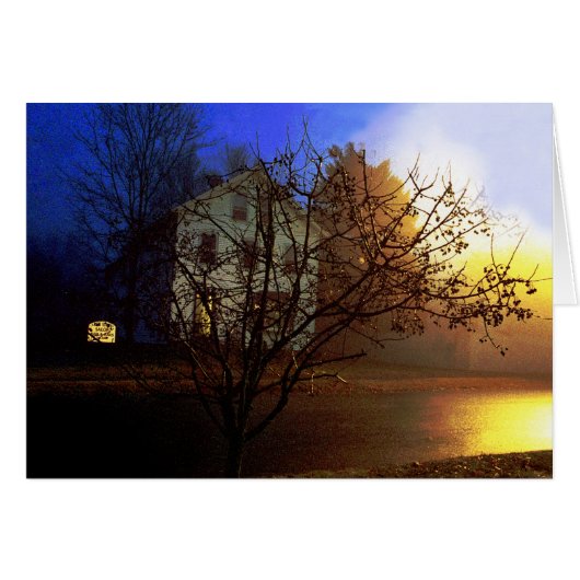 Tree House – Gold and Blue Glory II Cards (Front Horizontal)