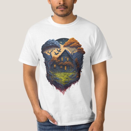 Tree House in Jungle _  Unique Nature Inspired Tee