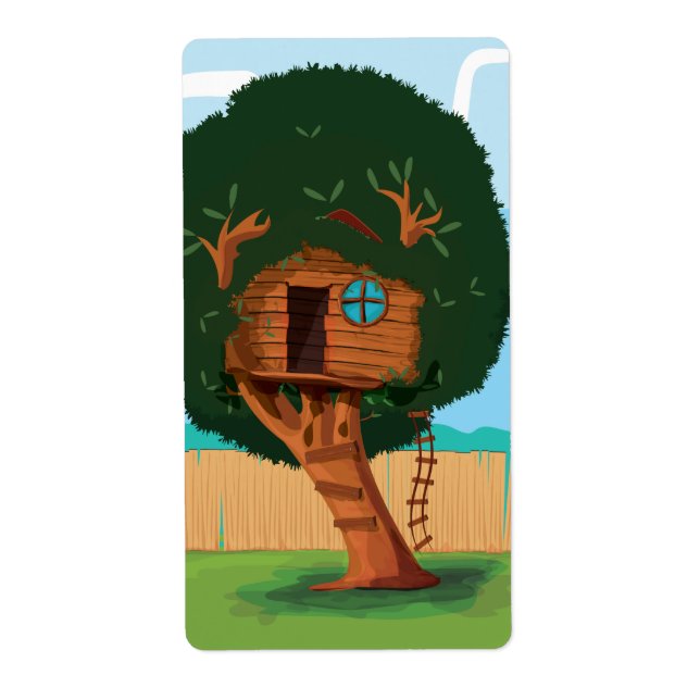 Tree house label (Front)