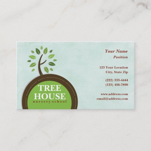 Tree House Nursery Business Cards
