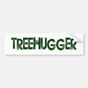 Tree Hugger Bumper Sticker