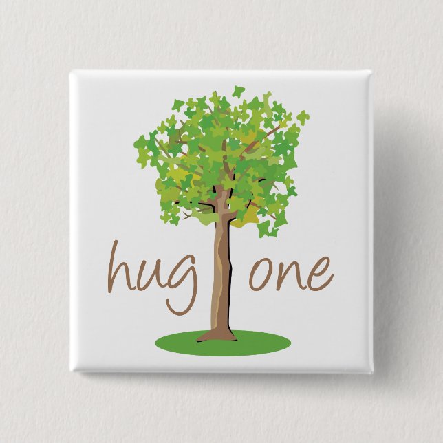 Tree Hugger Button (Front)