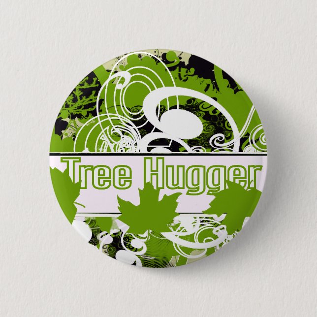 Tree Hugger Button (Front)