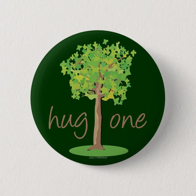 Tree Hugger Button (Front)