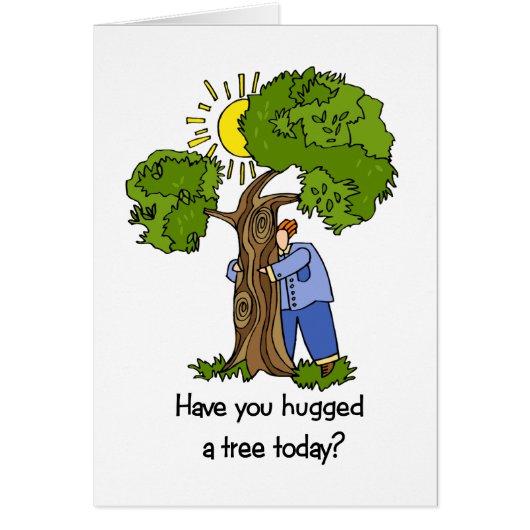 Tree Hugger card (Front)
