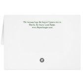 Tree Hugger Card (Back Horizontal)