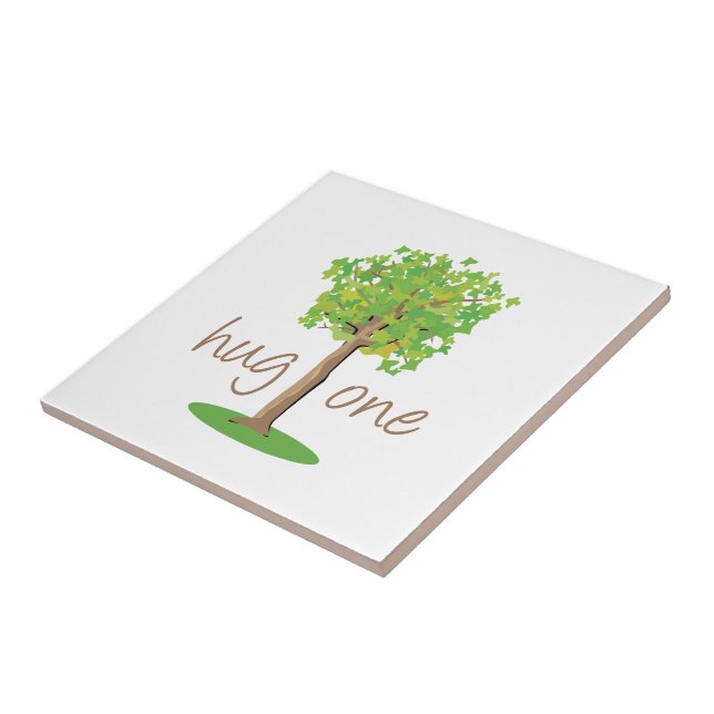 Tree Hugger Ceramic Tile (Side)