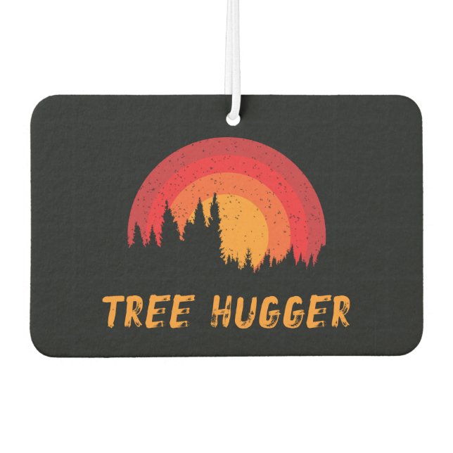 Tree Hugger Environmentalist Nature Lover Air Freshener (Front)