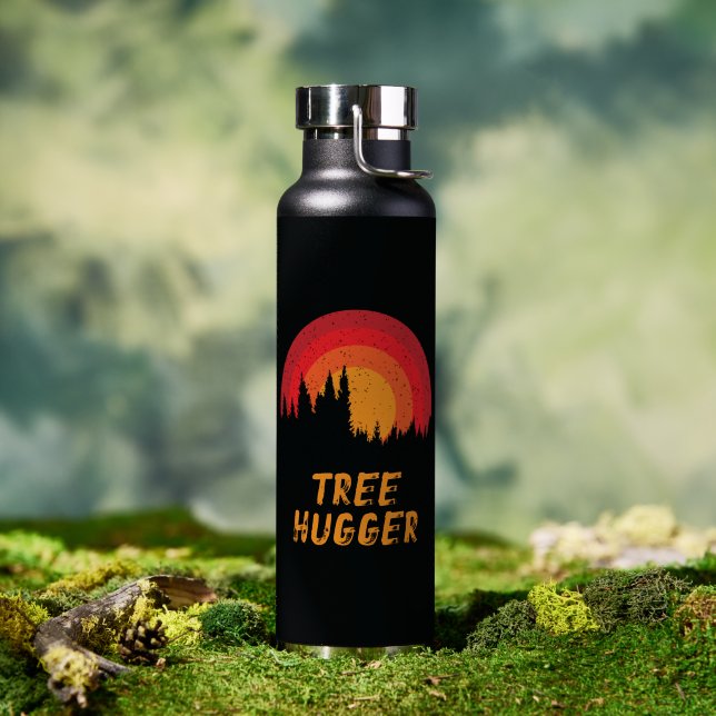 Tree Hugger Environmentalist Nature Lover Water Bottle (Outdoor (Rotated))