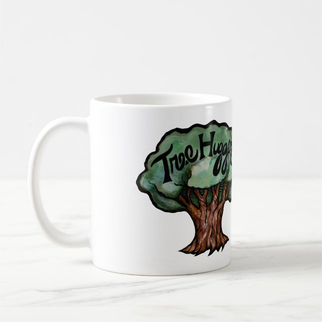 Tree Hugger Green Nature Lovers                    Coffee Mug (Left)