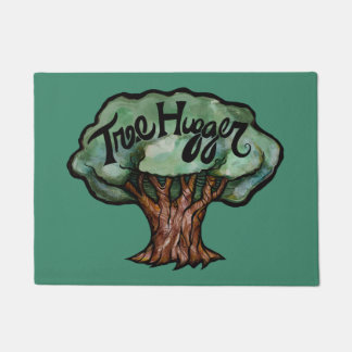 Tree Hugger Green Nature Lovers                    Doormat
