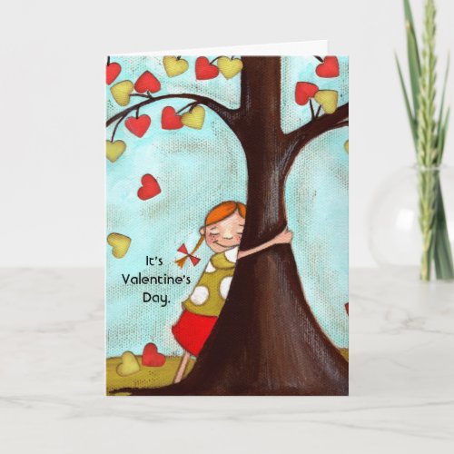 Tree Hugger _ Greeting Card