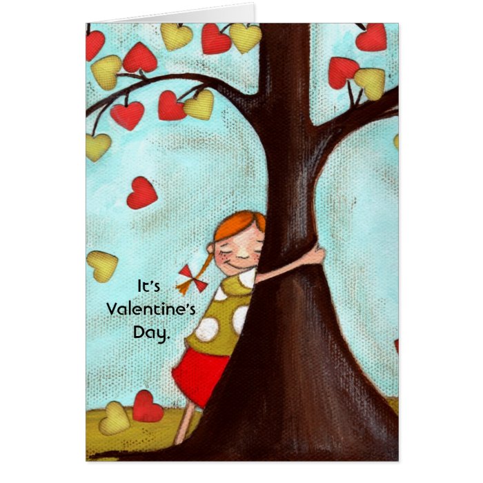 Tree Hugger   Greeting Card