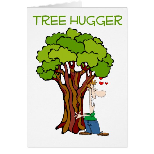 Tree Hugger - Guy Cards (Front)