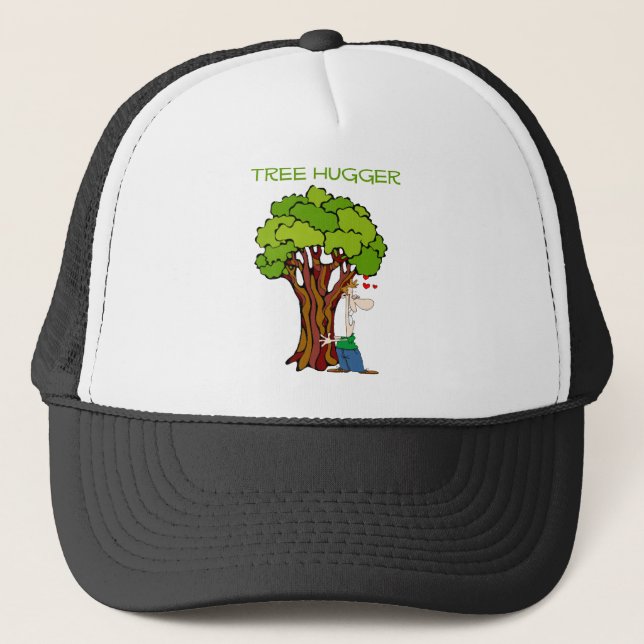 Tree Hugger - Guy Trucker Hat (Front)