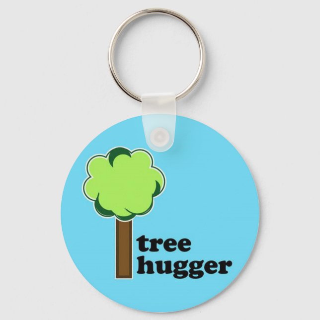 Tree Hugger Keychain (Front)