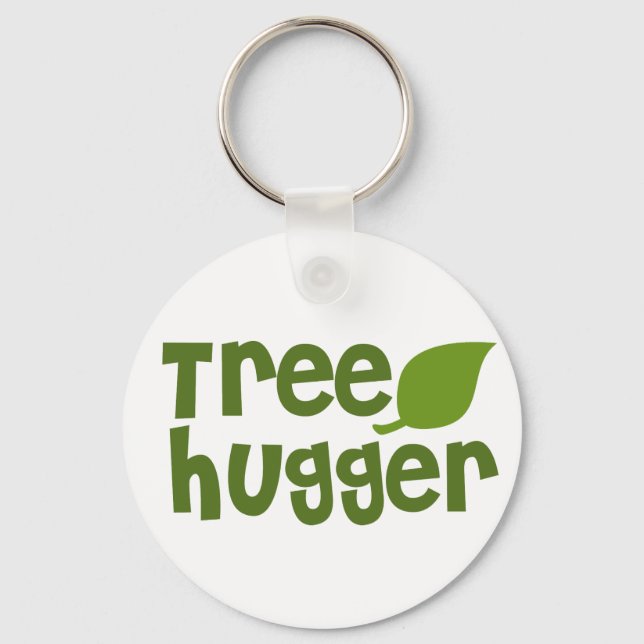 Tree Hugger Keychain (Front)
