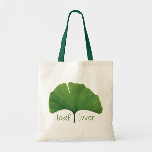 Tree Hugger, Leaf Lover - Ginkgo Tote Bag (Front)