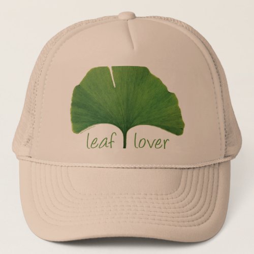 Tree Hugger Leaf Lover _ Ginkgo Trucker Hat