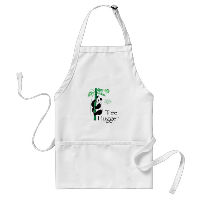Tree Hugger Panda Adult Apron (Front)