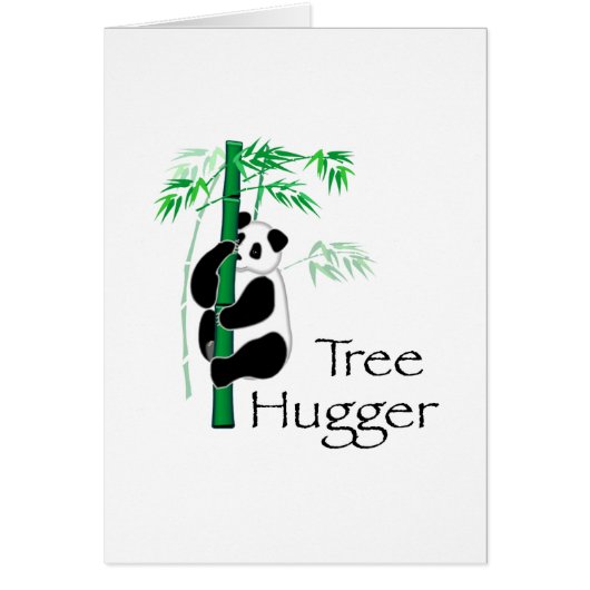 Tree Hugger Panda Cards (Front)