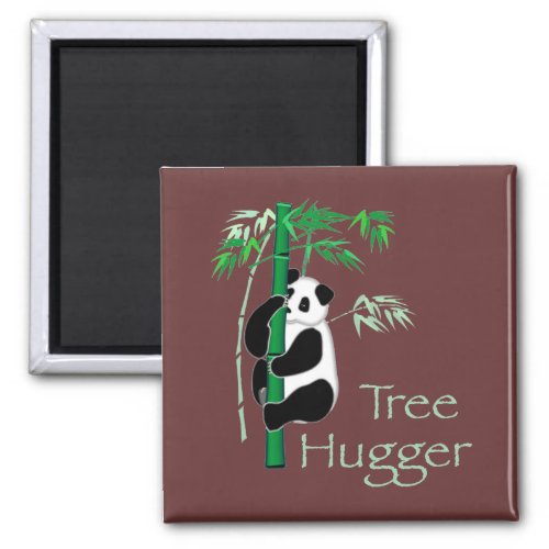 Tree Hugger Panda Magnet